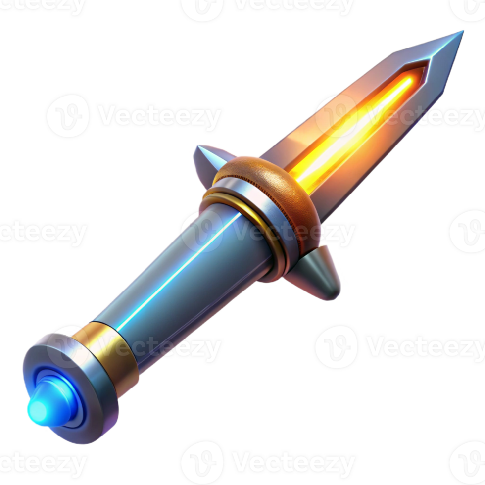 reflective wonderful Plasma blade, energy weapon, glowing edge with Transparent Background exclusive png