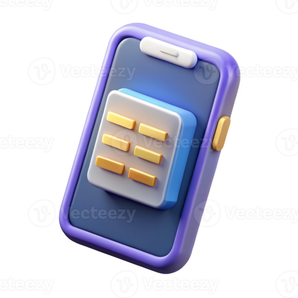 majestic unforgettable Hyper-specific, concept art style, isolated cutout of a single, transparent flexible smartphone displaying code with Transparent Background png