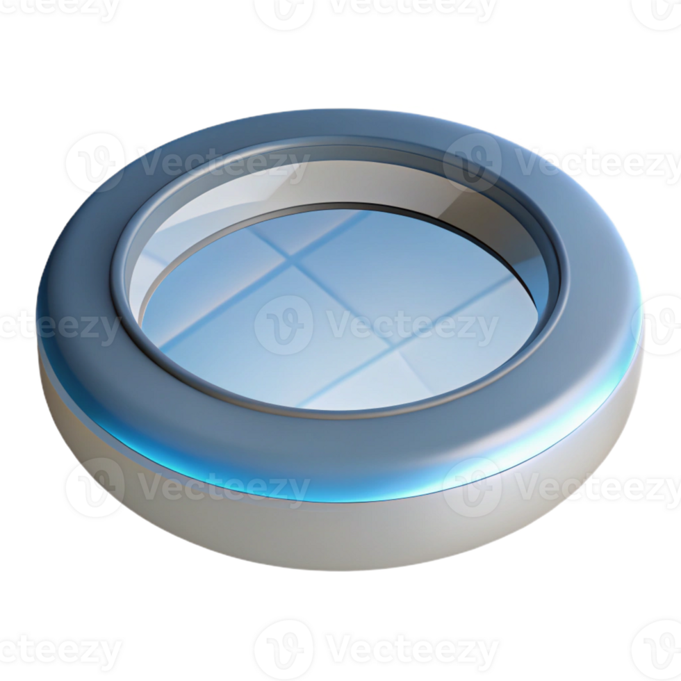 inspired artistic Skylight, circular, modern architecture with Transparent Background 4K png