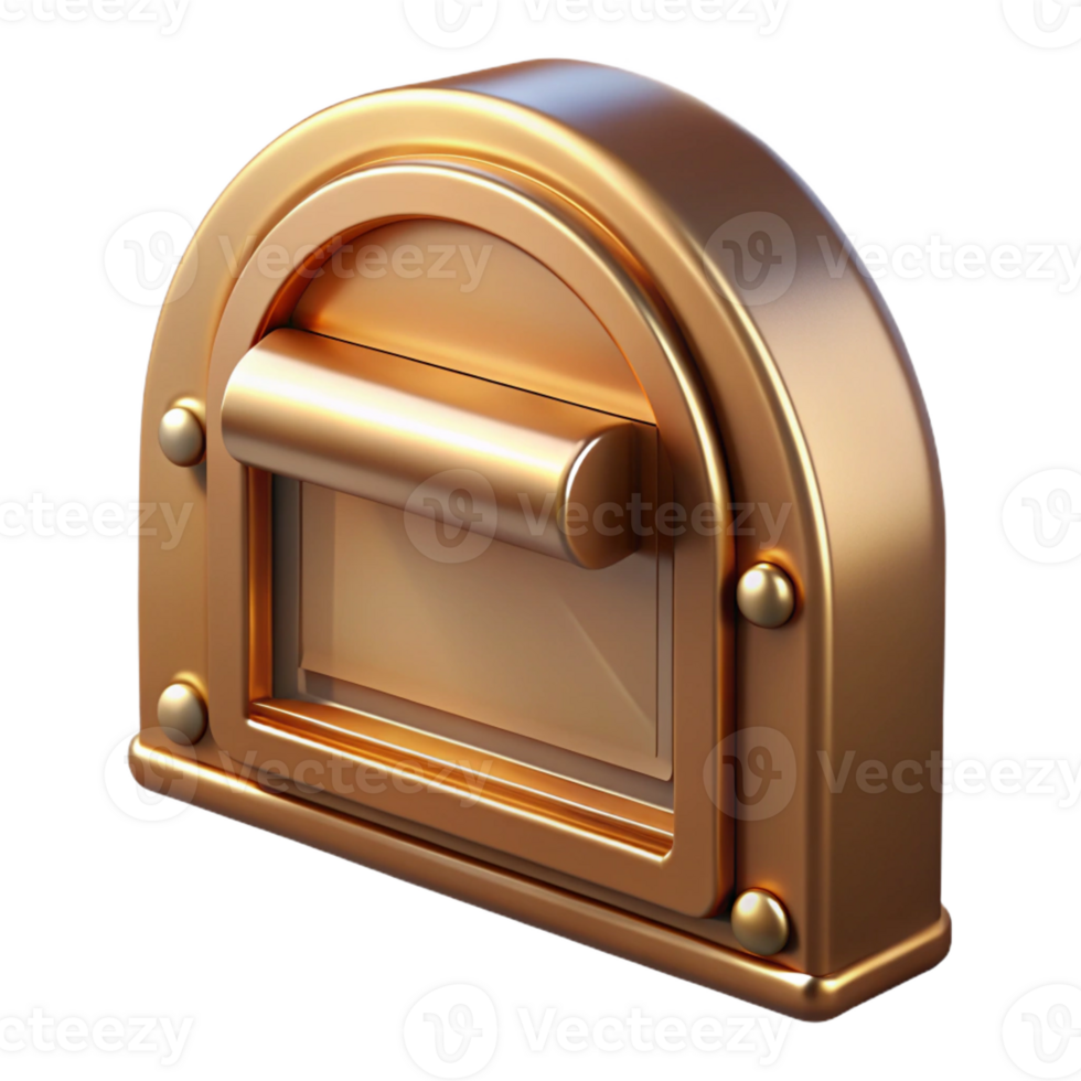 energetic magnificent Mail slot, brass, residential architecture with Transparent Background elite png