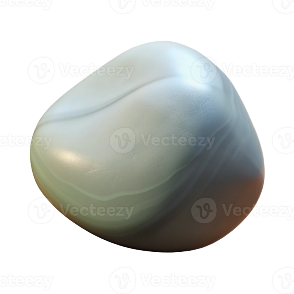 sought-after abstract Smooth river rock with Transparent Background precision png