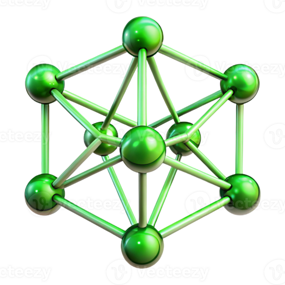 whimsical enchanting A complex, interconnected network of glowing green lines with Transparent Background perfect clarity png