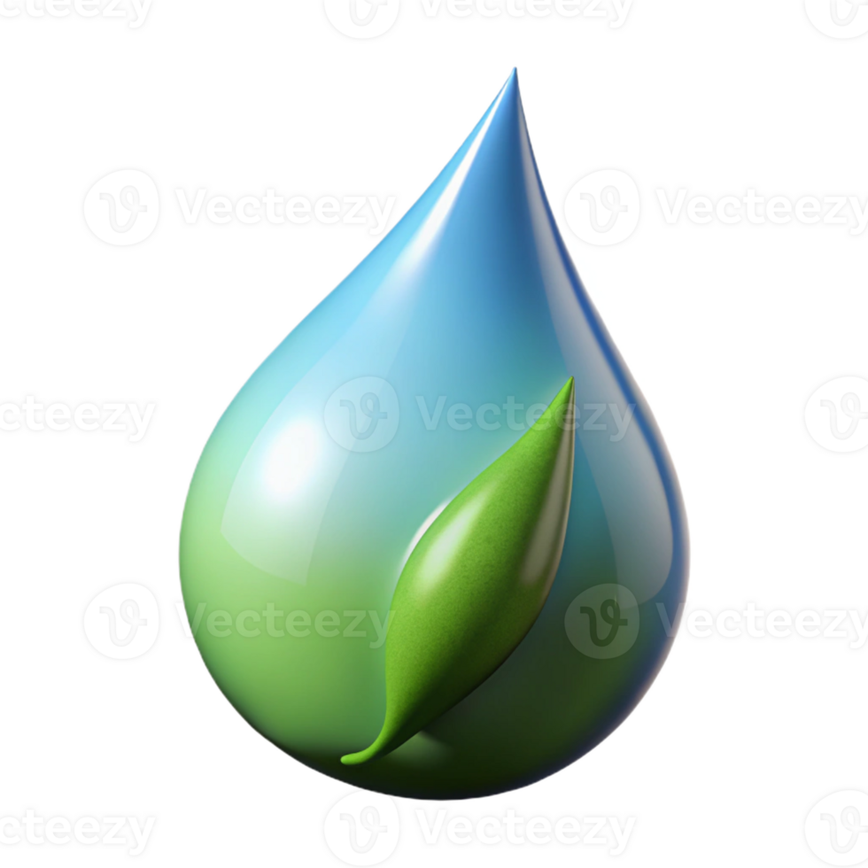 extraordinary abstract A Single Rain Drop Falling from a Leaf high quality png