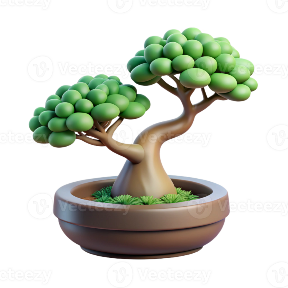 extraordinary creative A Bonsai Tree in a Pot Intricate exclusive png