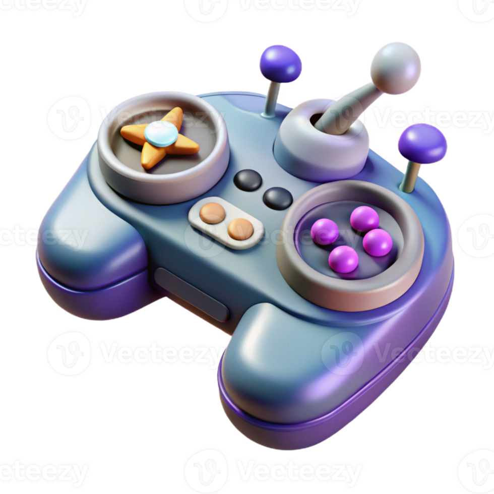 splendid rustic Futuristic drone remote control, joystick, buttons, and screen with Transparent Background impeccable png