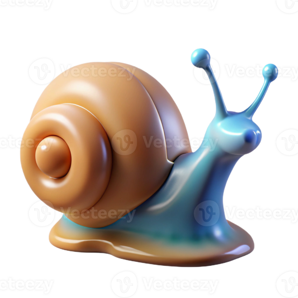 dazzling vintage Hyper-specific concept art style render of a single snail, shell visible, leaving slime trail trail cropped, isolated cutout, with Transparent Background expertly shot png