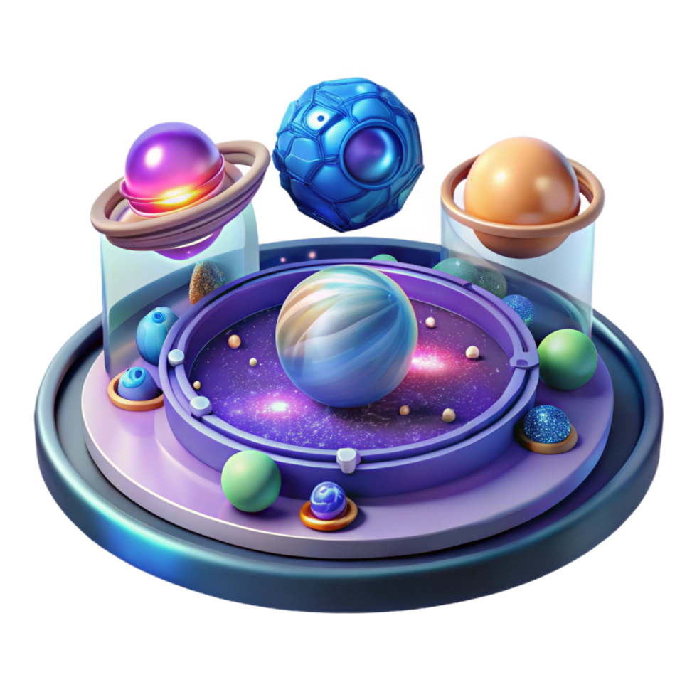 impressive vintage A Holographic Map of the Galaxy Unfolds premium png