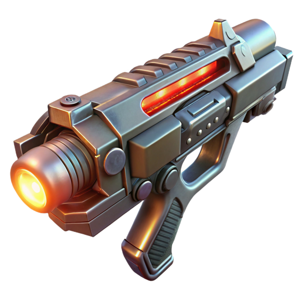 dramatic vintage A Futuristic Weapon with Intricate exclusive png