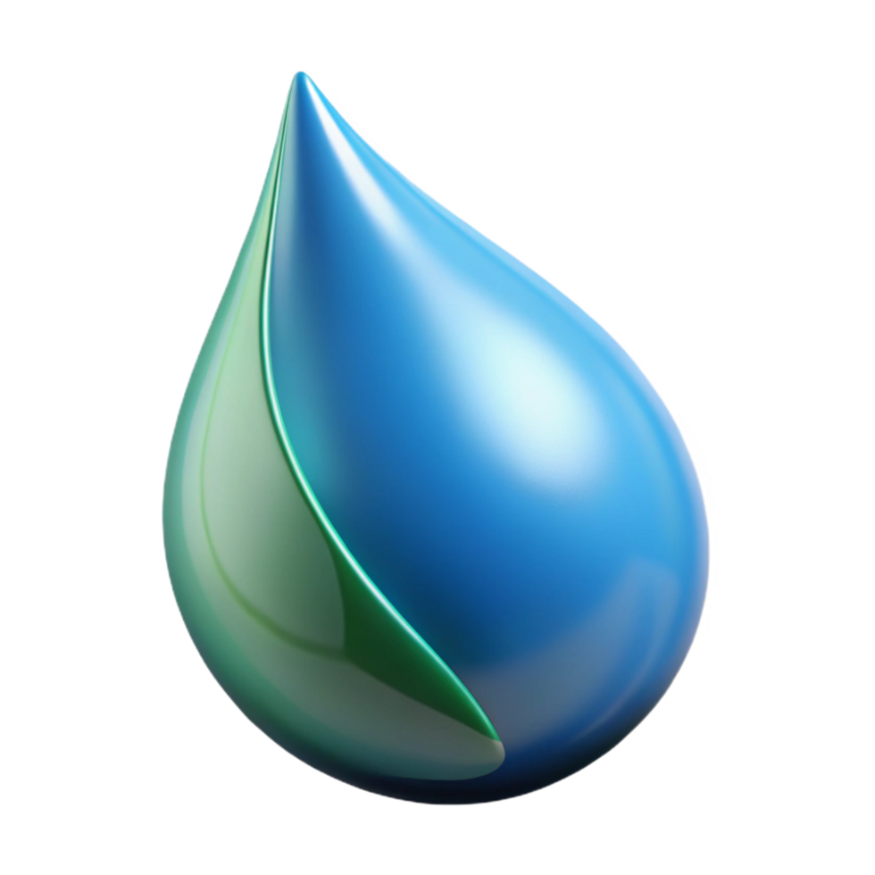 magnificent abstract A Single Raindrop on a Leaf Macro authentic png