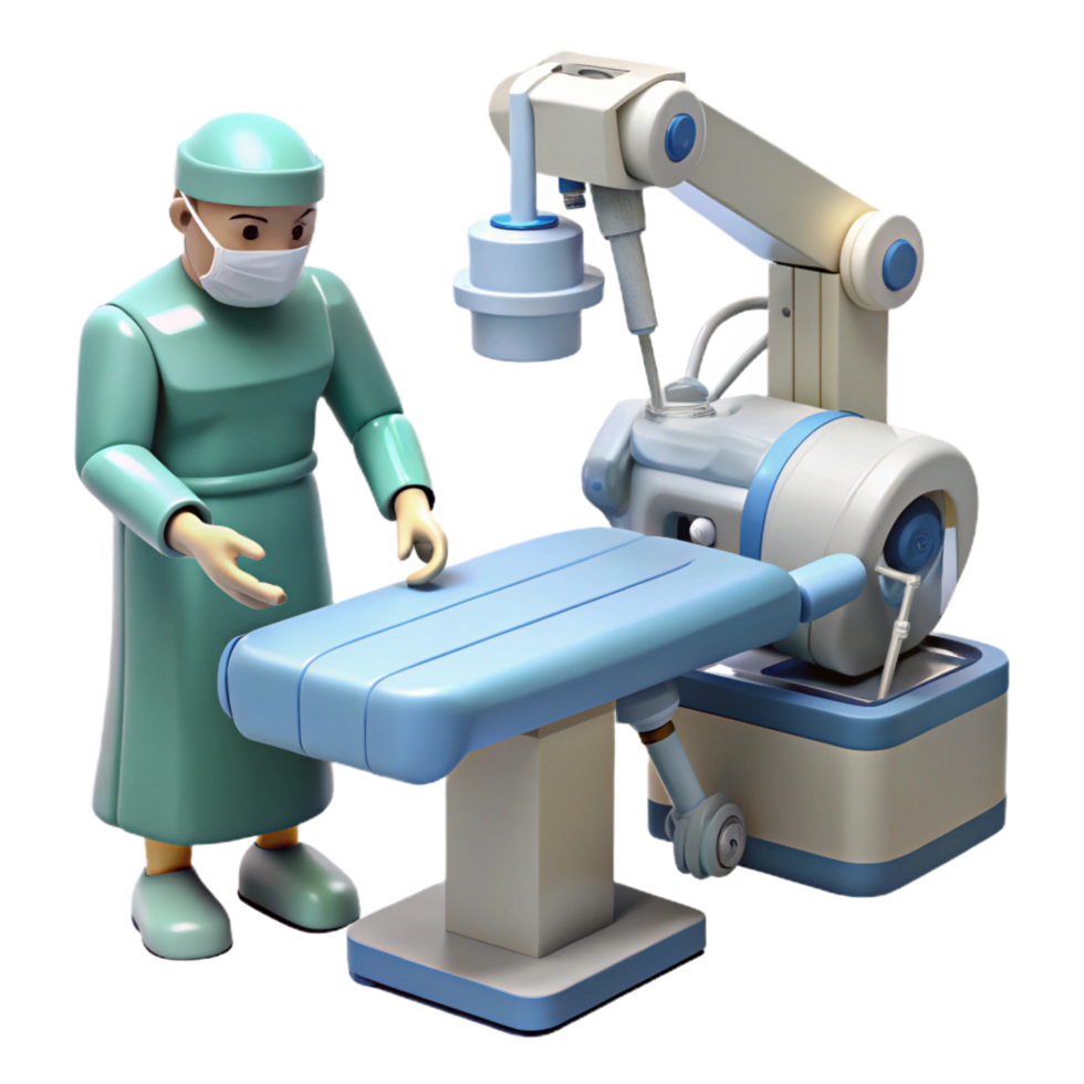 wonderful rustic A Robotic Surgeon Performing a Delicate premium png