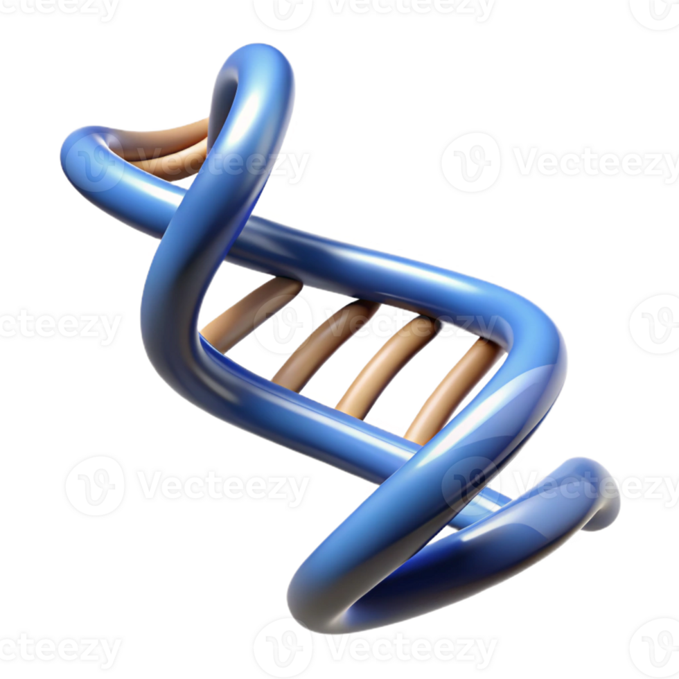 coveted classic A DNA double helix spiraling upwards with Transparent Background ultra HD png