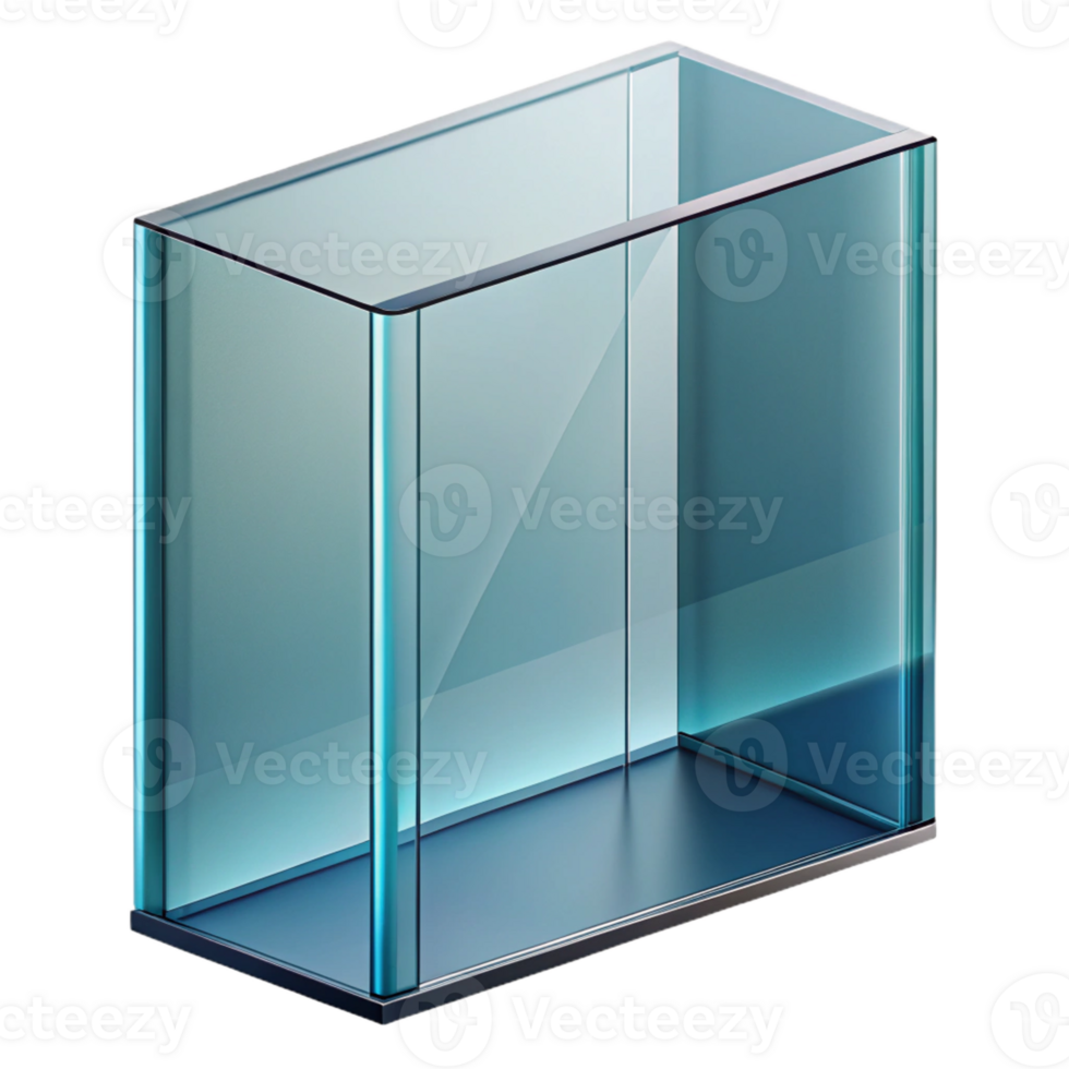 exquisite remarkable Glass curtain wall panel, reflective surface with Transparent Background png
