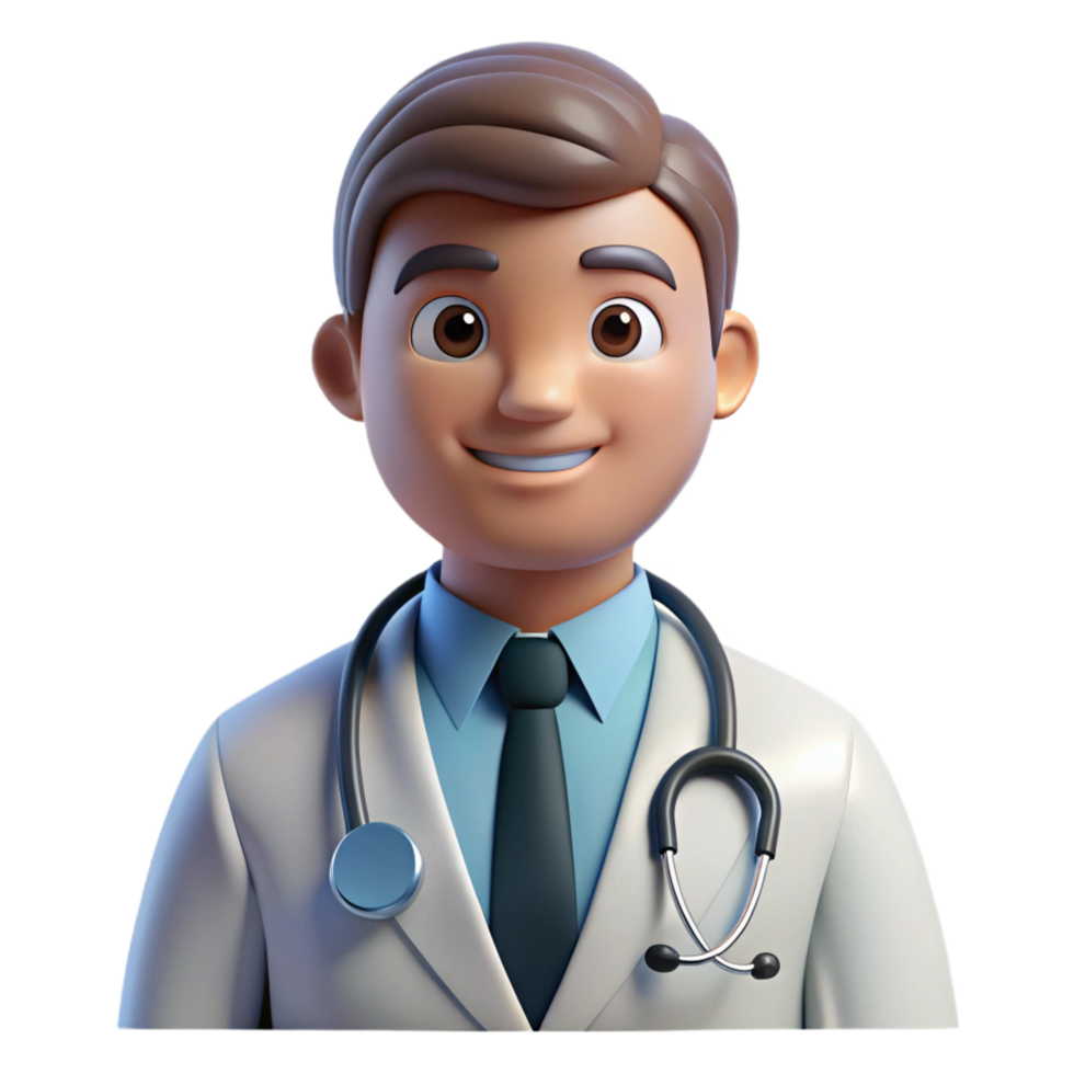 wonderful rustic Portrait of a Doctor with a Compassionate genuine png