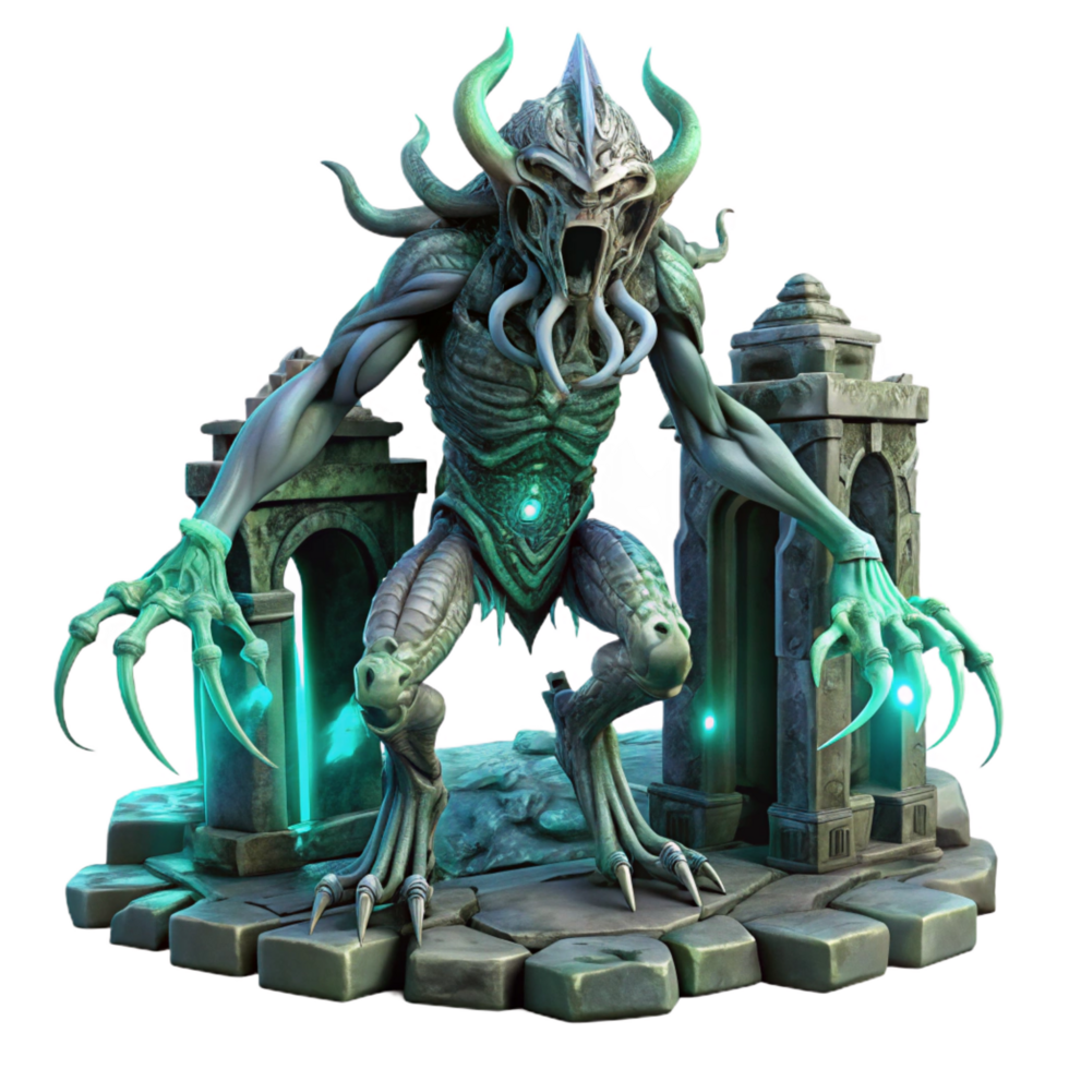 elegant modern A Biomechanical Creature with Metallic authentic png