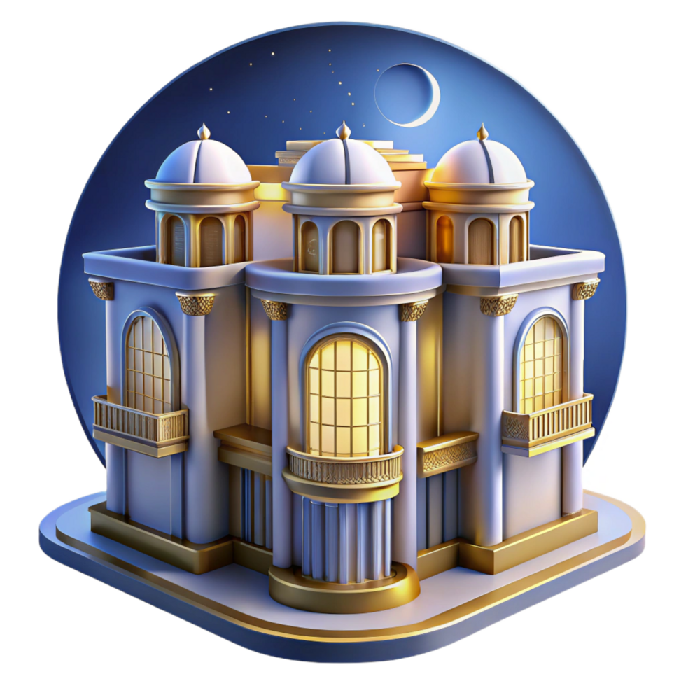 serene contemporary An Intricate Art Deco Apartment Building high quality png