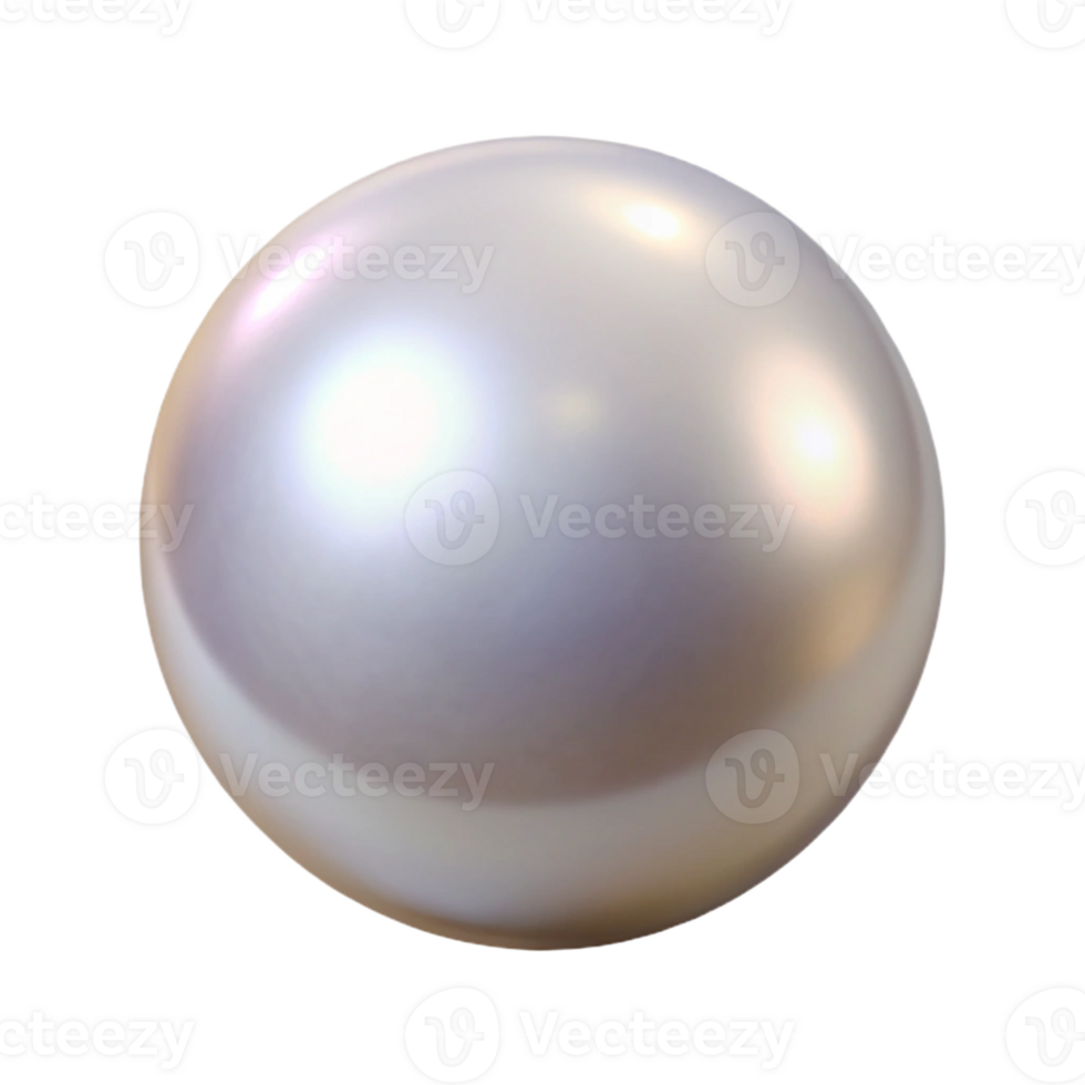 coveted industrial A single, perfect pearl with Transparent Background expertly shot png