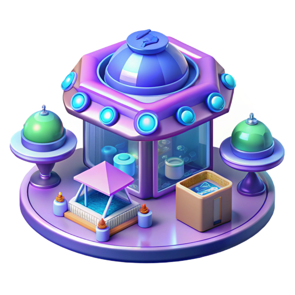 dramatic vintage A Futuristic Marketplace Filled with exclusive png