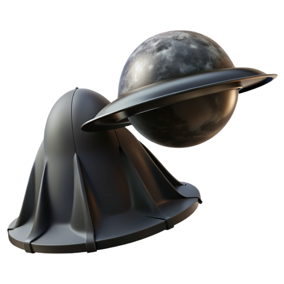 vibrant modern A Sleek Black Spaceship Cloaked in exclusive png