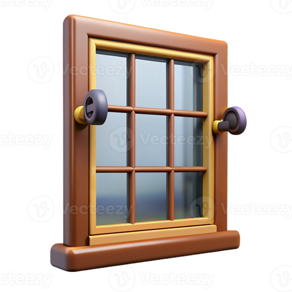 breathtaking nordic Double-hung window, sash cords and weights with Transparent Background masterfully captured png