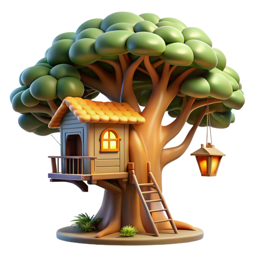 magnificent rustic A Treehouse Built Into the Branches of a exclusive png