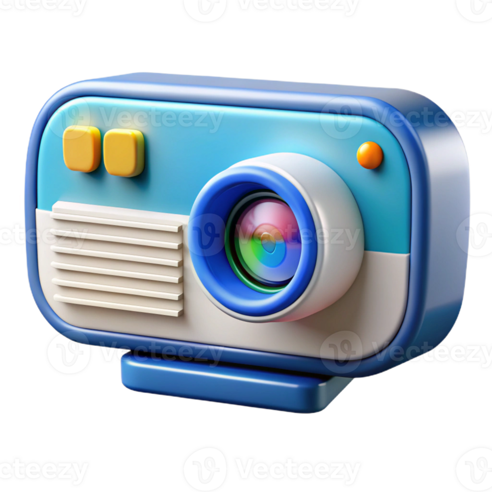 magnificent gothic Projector displaying presentation with Transparent Background high quality png