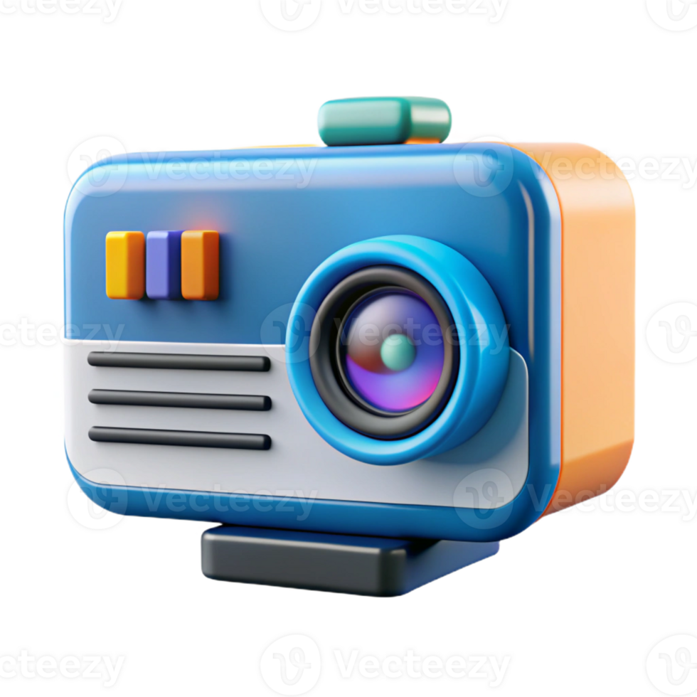magnificent ethereal abstract Projector displaying presentation with Transparent Background ultra HD png