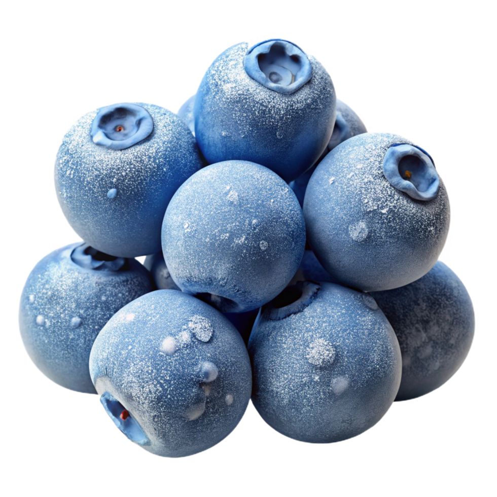 extraordinary classic A Cluster of Ripe Blueberries Covered in exclusive png