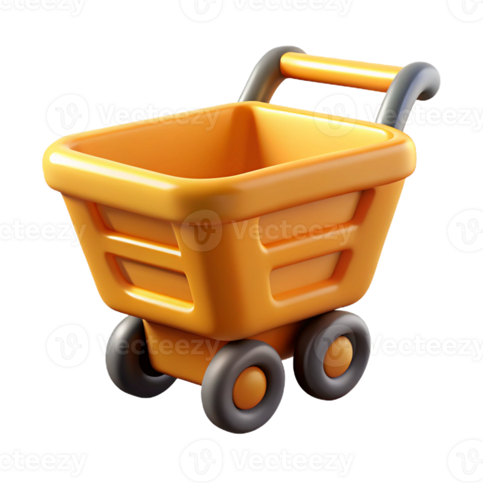 breathtaking sought-after A stylized shopping cart icon with Transparent Background png