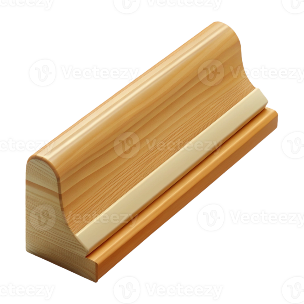 enchanting mysterious avant-garde Baseboard molding, simple wood trim with Transparent Background elite png