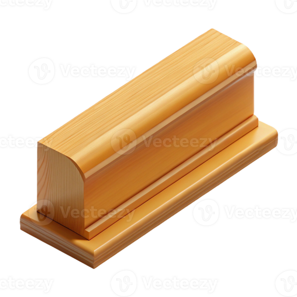 rare industrial Baseboard molding, simple wood trim with Transparent Background elite png