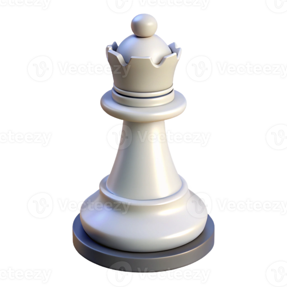 passionate radiant Photorealistic, isolated cutout of a single, chess piece, white king with Transparent Background handcrafted png