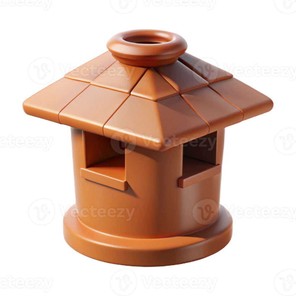 alluring unparalleled Chimney cap, terracotta rain cover with Transparent Background png