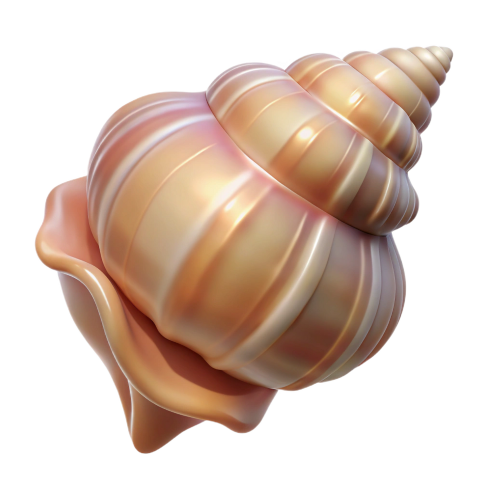 magnificent artistic A Close Up of a Seashell Studio Lighting detailed png