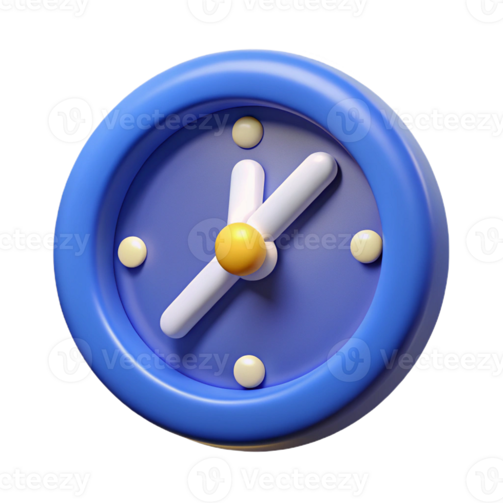 unparalleled vintage A stylized clock icon with Transparent Background high resolution png