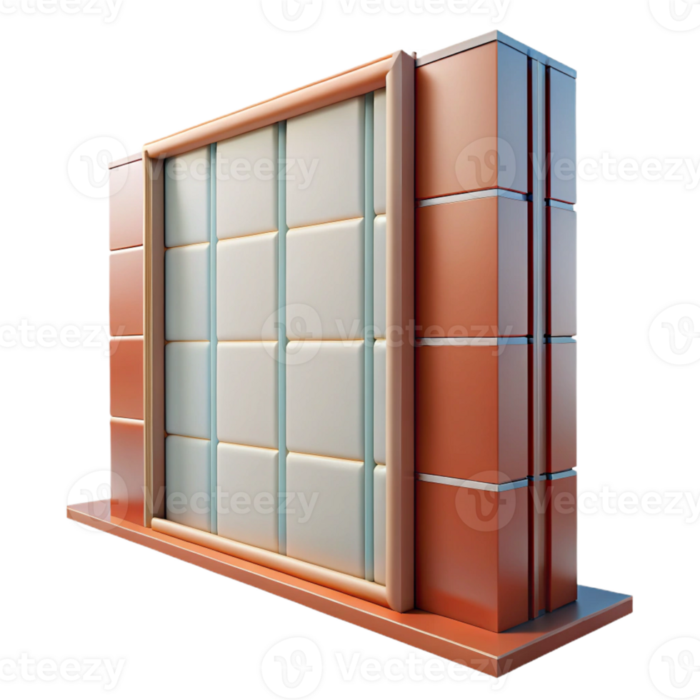 captivating exceptional Prefabricated wall panel, insulated building component with Transparent Background png