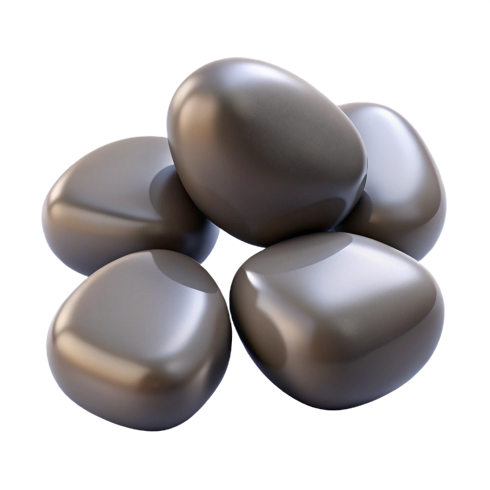 dramatic creative A Group of Pebbles on a Beach Smooth and original png