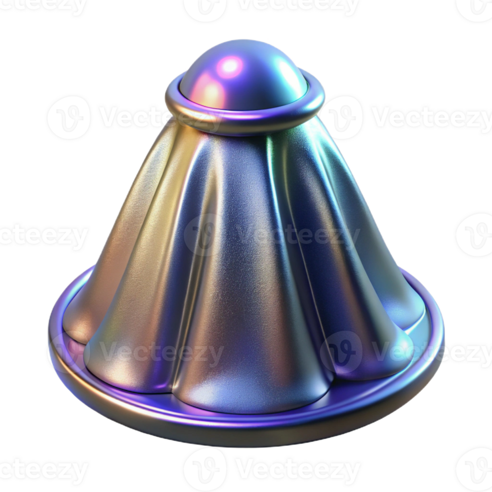 enchanting inspired Photorealistic professional render of a single, advanced cloaking device with shimmering effect cloaking effect on device itself, not a background with Transparent Background png