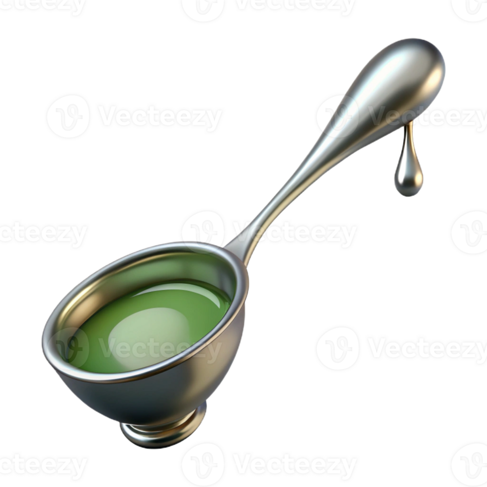 breathtaking iconic Photorealistic, professional render, isolated cutout of an Art Nouveau absinthe spoon, silver, ornate handle, drip bowl, with Transparent Background png