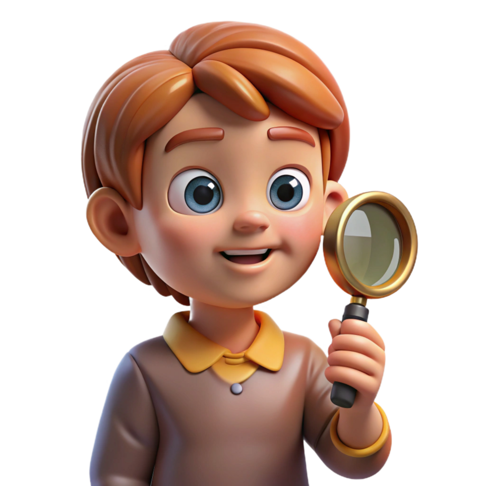 elegant rustic Portrait of a Child with a Curious professional png