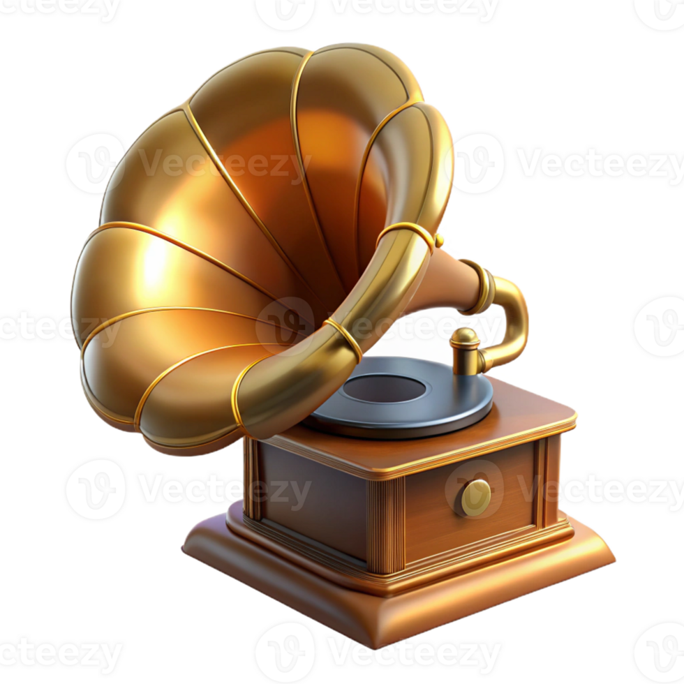 breathtaking dynamic modern Photorealistic ultra-detailed professional render of a vintage phonograph cylinder, isolated cutout with Transparent Background authentic png