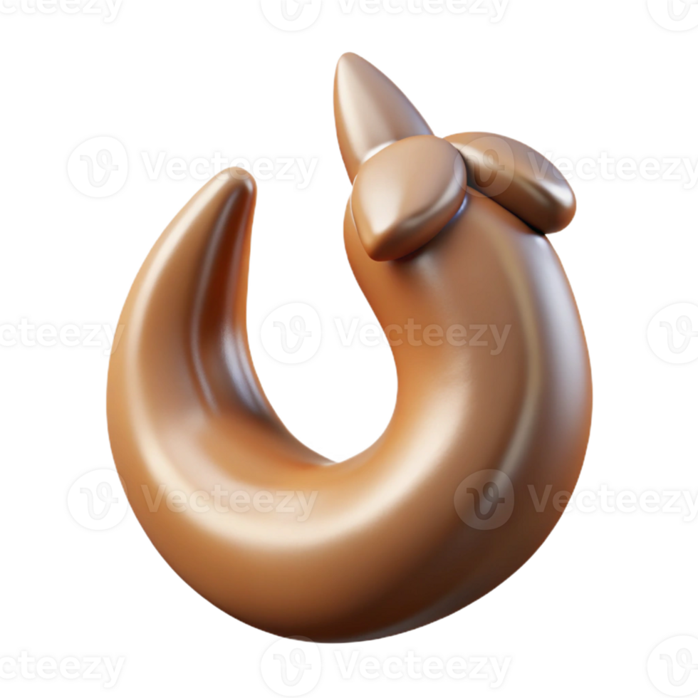 breathtaking intense classic Photorealistic, isolated cutout of a single Centaur hoof, ultra-detailed, hyper-specific, professional render with Transparent Background premium png
