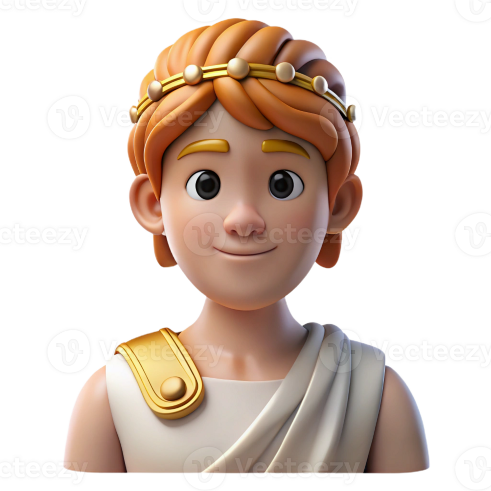celebrated impressionist Greek Mythology Icons, set of individual icons with Transparent Background high resolution png