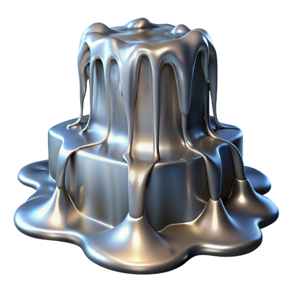 magnificent rustic A Cascading Waterfall of Liquid Metal exclusive png