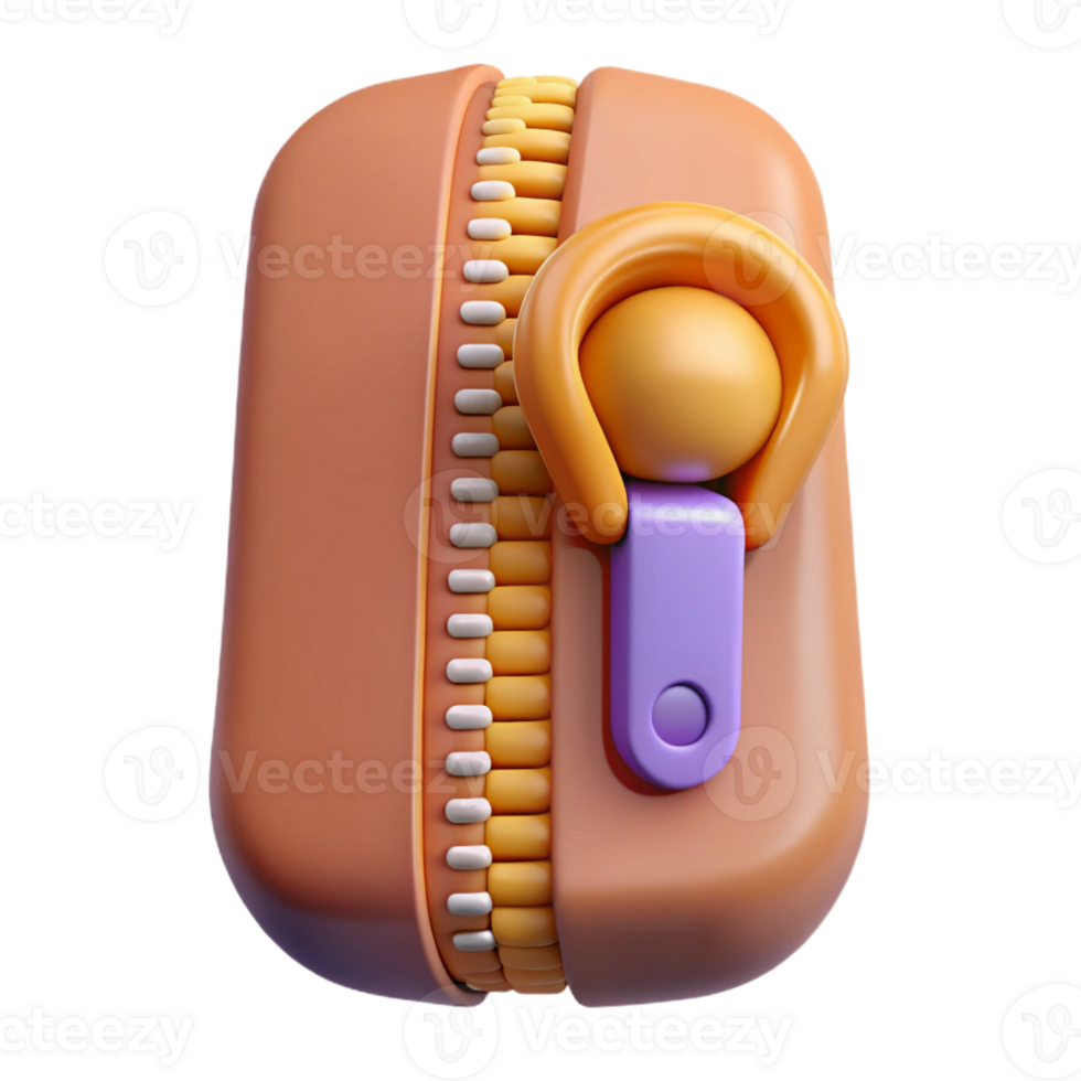 celebrated retro Hyper-specific professional render of a single zipper Isolated cutout with Transparent Background masterfully captured png