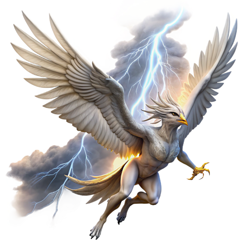 beautiful abstract A Harpy Soaring Through a exclusive png