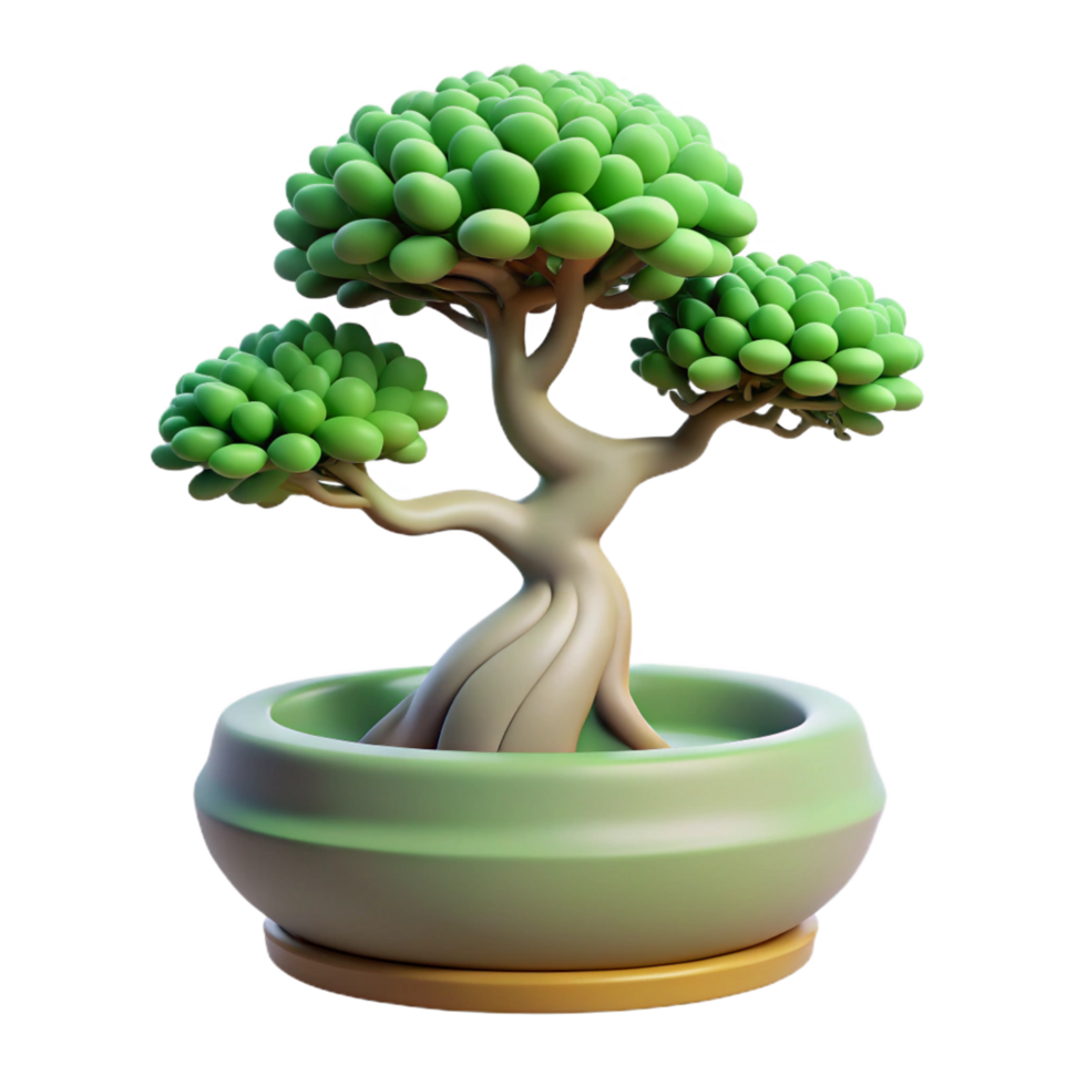 vibrant rustic A Bonsai Tree in a Ceramic Pot Intricate genuine png