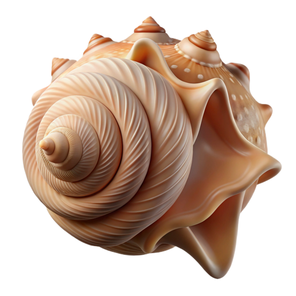 magnificent artistic A Close Up of a Seashell Intricate professional png