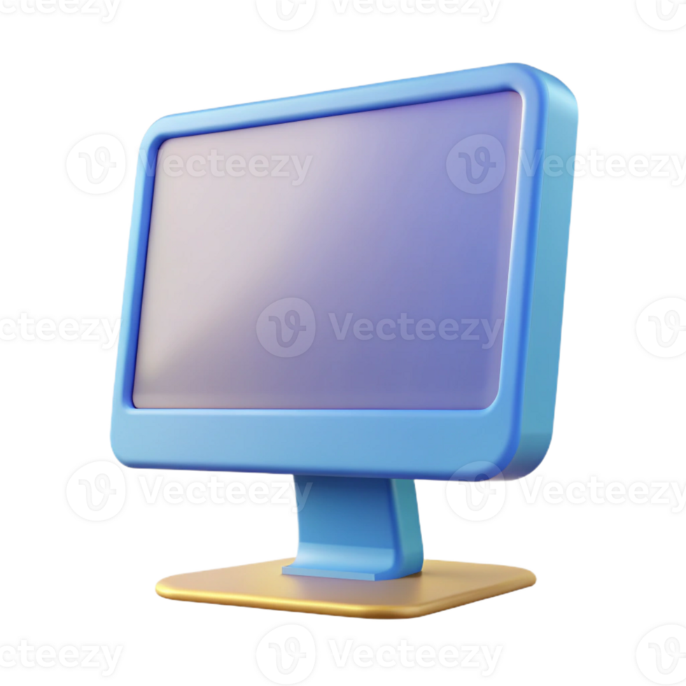 exemplary victorian Computer monitor, widescreen display, with Transparent Background exclusive png