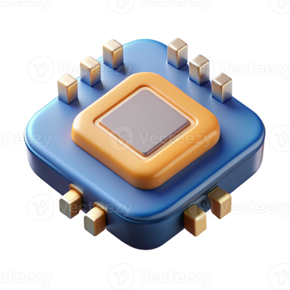distinctive nordic Microchip, semiconductor technology, with Transparent Background genuine png