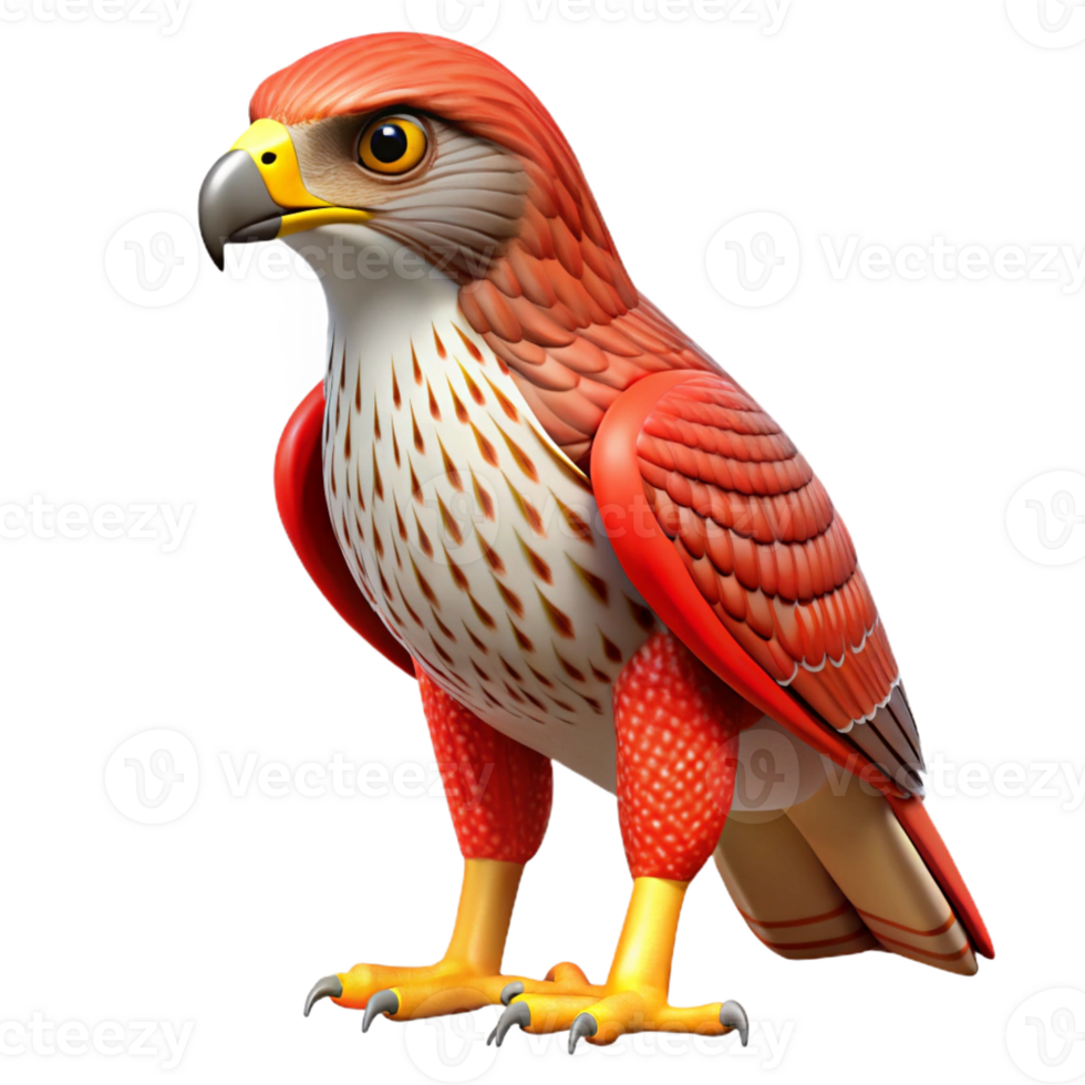 alluring distinctive Hawk, red-tailed hawk, sharp talons with Transparent Background png